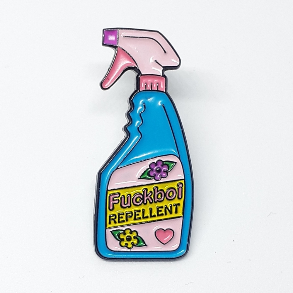Fuckboi repellant enamel pin - Picture 1 of 2
